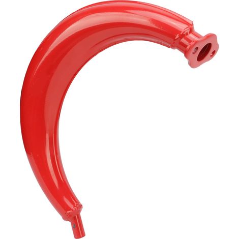 Silencieux d'échappement rouge en forme de demi-lune 40mm, tube de remplacement pour moteur 2 temps 49cc 60cc 66cc 80cc (1/5)