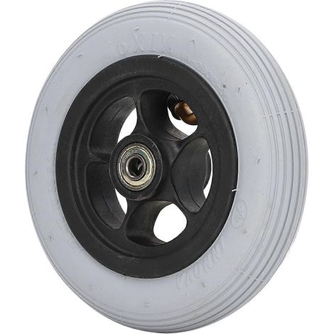 6-Zoll-Elektrorollstuhlrad, geräuschlos, Nabe aus Aluminiumlegierung, aufblasbares Gummirad, Ersatzrad
