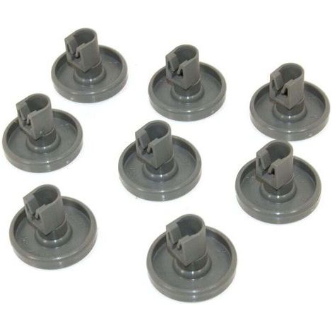 Ruedas para lavavajillas – 8 ruedas para la cesta inferior – Faure, Zanussi, AEG, Electrolux, Ikea… (1/4)