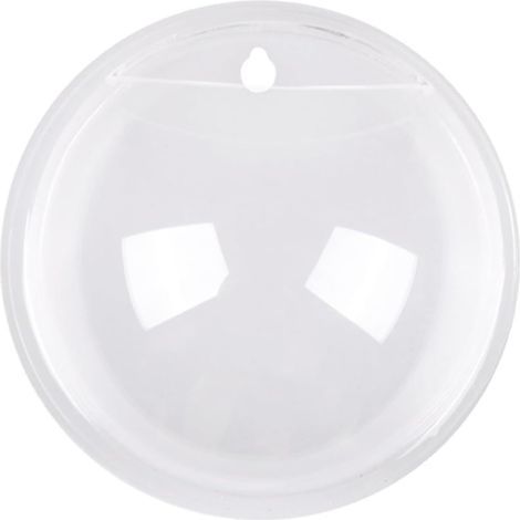 Wall-Mounted Aquarium, 29.5cm Clear Acrylic, Round Hanging Jar, Decorative Vase for Home and Office