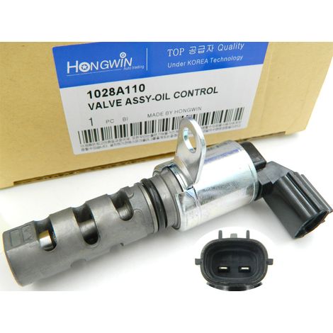 Convient pour la vanne de régulation d'huile, la vanne VVT et l'électrovanne de calage d'arbre à cames de la Mitsubishi Lancer (référence OE : 1028A110). (1/5)