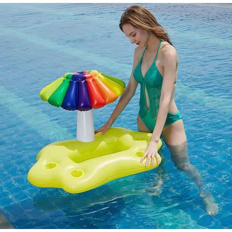 Bar Flottant Pour Piscine - Bouee Piscine Adulte - Bar Gonflable Piscine - Bouée Bar - 95 x 55 x 65 cm (1/5)