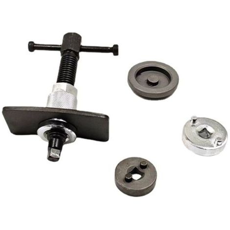 Kit d’outils pour réinitialiser les pistons d’étrier de frein – Comprend des adaptateurs universels pour disques, étriers et plaquettes de frein (1/4)