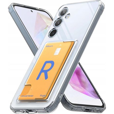 Funda Ringke Fusion Card Back para Galaxy A35 5G, carcasa, funda con ranura para tarjeta. (1/5)