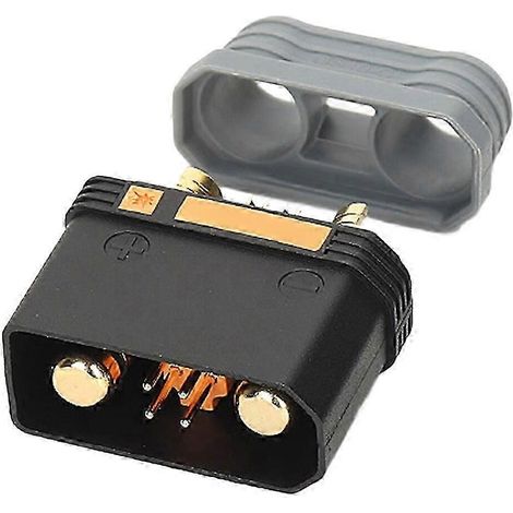 Connecteur de charge pour alimentation lithium pour drones, 240 A 750 V, soudable pour véhicules électriques, fiche mâle anti-étincelles 4-10 AWG (fdq) (1/5)
