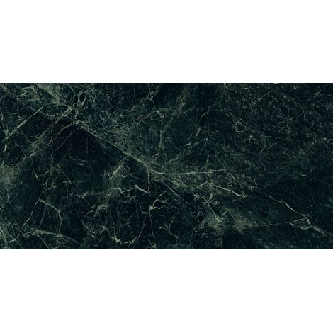 Carrelage sol et mur poli effet marbre Turquin vert 60x120 cm - Réflex boutique