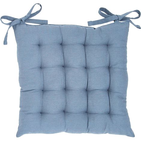 Stuhlkissen aus Baumwolle für die Küche COMFORT, mit Bindebändern, 38 x 38 cm