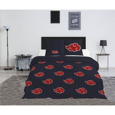 Parure de lit 240x220 cm  Naruto symbole Akatsuki