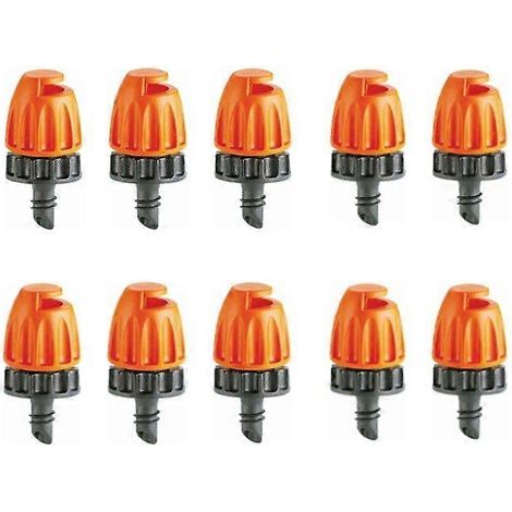 Lot de 10 micro-asperseurs 180 - Tête de pulvérisation réfractive filetée - Micro-asperseur d'irrigation humidifié (1/3)