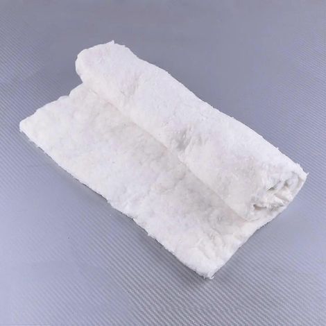 LETAOSK Couverture isolante blanche 10 mm tapis thermique ignifugé haute température 2400 °F en fibre céramique pour poêles à bois et fours (1/4)