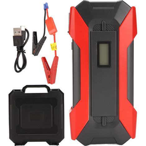 Démarreur de Voiture 1500A, Batterie 12000mAh avec Charge Rapide USB, Écran LCD et Étanche (1/5)