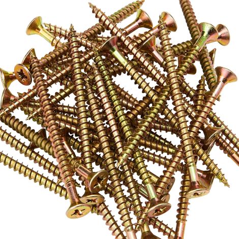Forgefix Multi-Purpose Pozi Screw 5.0 75 10 x 3 Hardened Steel 100 Box MPS575Y