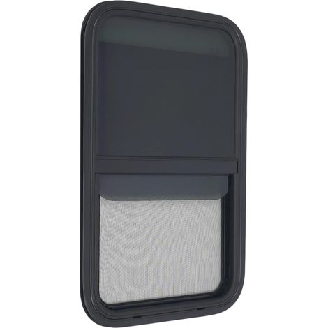Fenêtre coulissante pour camping-car 45 x 75 cm, fenêtre de camping-car avec moustiquaire, fenêtre de caravane pour camping-car (1/5)