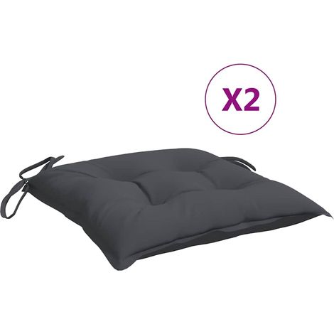 Maison Exclusive - Cuscini per Sedia 2 pz Antracite 50x50x7 cm Tessuto Oxford (1/5)