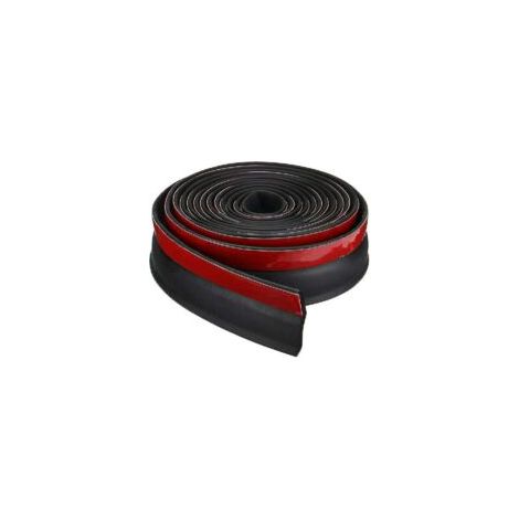 Guarnizione in gomma universale fai da te per soglia inferiore della porta del garage, guarnizione di ricambio per porte da garage, barriera antiallagamento, isolamento, lunghezza 2,5 m, spessore 6