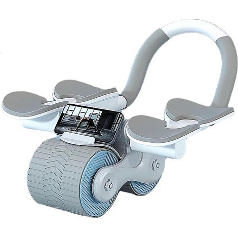 Roue abdominale à rebond automatique pour l'entraînement des muscles abdominaux et la perte de poids, équipement de fitness à domicile pour les abdominaux. (1/5)