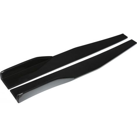 Lèvre de bas de caisse universelle pour auto, spoiler latéral 74,5 cm, pare-chocs arrière, aileron déflecteur, kit 2 pièces (1/4)