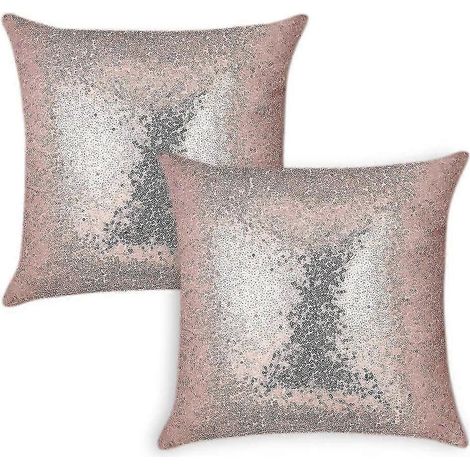 Filiyano – oreiller à paillettes – Lot de 2 taies d'oreiller à paillettes, cadeau pour la maison (1/5)