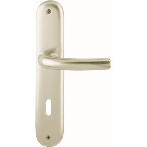 Jeu de garniture de porte longue Tôkyô 1710/273P Alu.F2 OB 72mm DIN L/D (1/4)