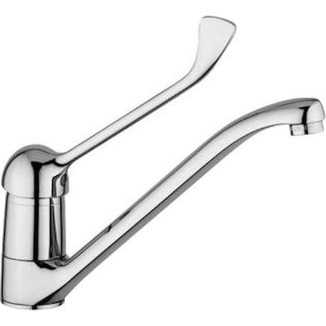 Rubinetteria Paffoni Nettuno Due rubinetto cucina tradizionale con bocca girevole codice prod: ND303CRF (1/2)