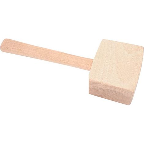 Marteau carré en bois 500g pour burins
