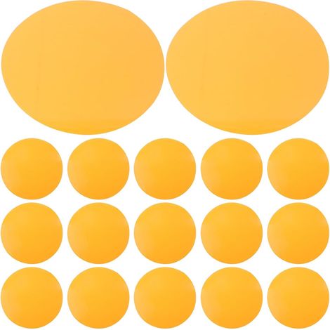 Film de Filtre pour Phares Adhésif Pet Orange Rond 20 Pièces (1/5)