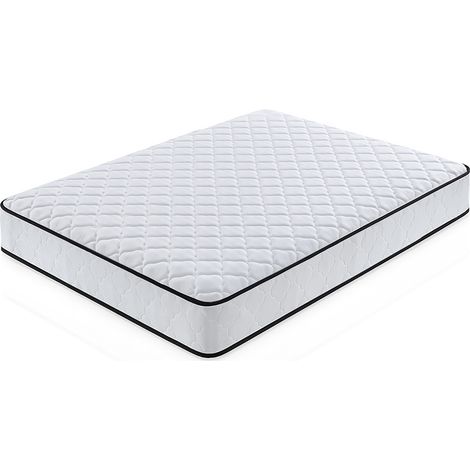Matelas à ressorts ensachés 140x190 cm H3 7 zones avec protège-matelas
