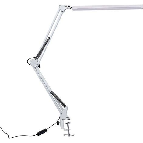Lampe de Bureau LED - Pliable - Bras pivotant - Rechargeable USB - 3 températures de couleur (1/4)