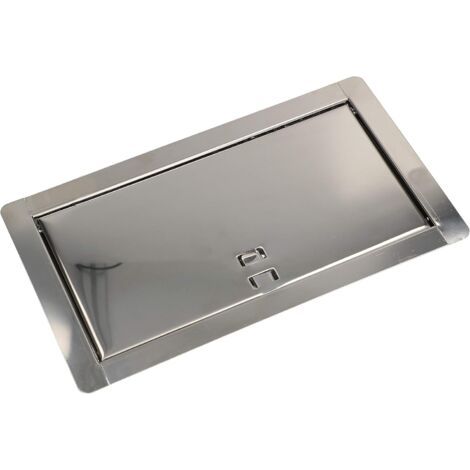 Porte de cheminée - 13 x 26 cm - En acier inoxydable - Trappe d'inspection - Porte d'entretien-NANOTEH (1/5)