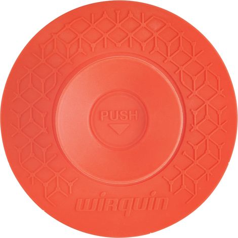 Bouchon et filtre universel Uppy adapté aux évacuations évier, lavabo, baignoire, Wirquin 30722335, Orange