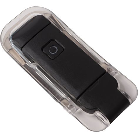 Ansteckbare Buchlampe, USB-aufladbar, Helligkeit einstellbar, tragbare Leselampe mit LED-Anzeige (1/5)