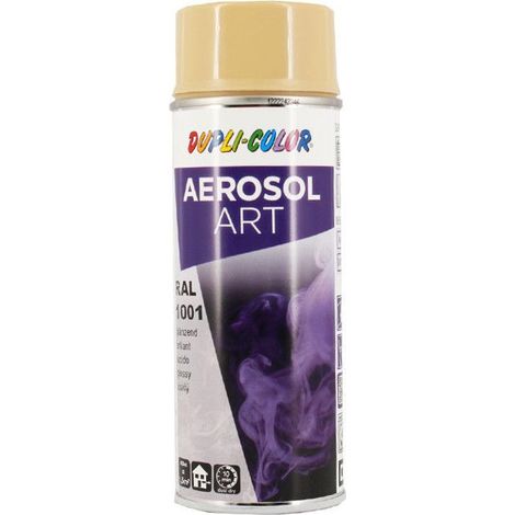 Aérosol - DUPLI-COLOR - ART COLOR - RAL 1001 - 400 ml - Brillant (1/2)