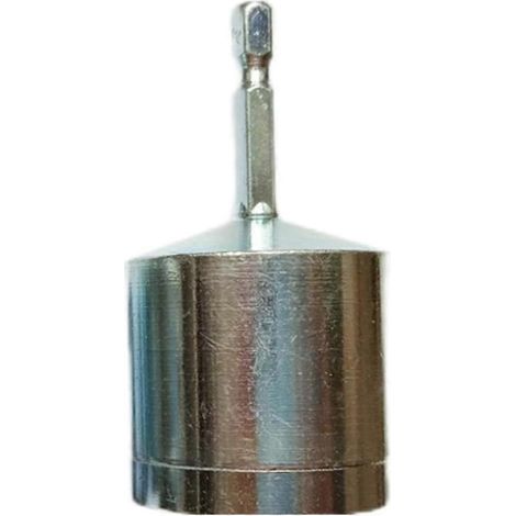 Brosse de nettoyage pour tuyaux en cuivre, brosse de nettoyage entièrement métallique pour tuyaux de CVC avec foret de 1/2 pouce (1/5)