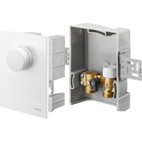 Oventrop Unibox Raumtemperaturregelung 1022722 weiß, mit Thermostat (1/2)