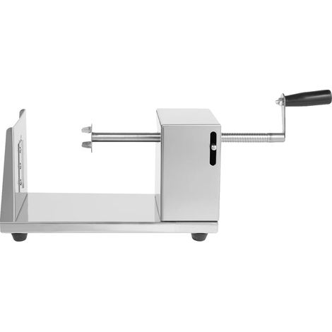 Coupe-pommes de terre en spirale, construction en acier inoxydable, fonctionnement rapide, Argent, M (1/2)