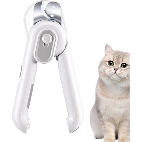 Coupe-griffes pour chats wxsp - Outil de coupe avec lumière LED Coupe-griffes pour chats - Idéal pour la maison, la salle de bain, le toilettage quotidien, les salons de toilettage, les voyages et la (1/5)