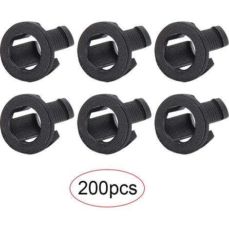 Support de Diode, 200 Pièces Support LED Accessoire de Composant électronique Support de Support de Diode en Plastique Noir 5 Mm ABS, électricien et Outils électroniques, Outils.