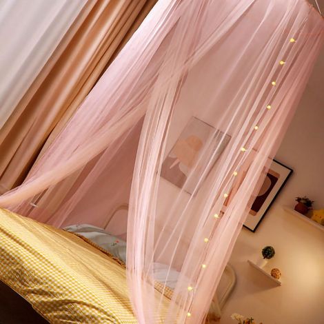 Moustiquaire suspendue pour lit enfant, voile de princesse anti-insectes, tente de décoration de chambre, type 4 (1/4)