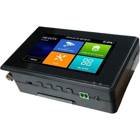 Testeur de vidéosurveillance prenant en charge la caméra IP Testeur IP CCTV 4K 5 En 1 TVI AHD CVI Testeur De Caméra IP CCTV Analogique IPC1800plus 1080P Testeur De Sécurité Moniteur Test Vidéo PTZ (1/5)
