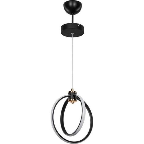 Lampada a sospensione 80 cm con due cerchi Led - Felicia (1/4)