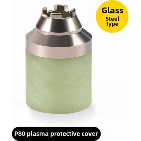 Couvercle protection plasma P80 – fibre verre – remplacement porcelaine, rouleau contact, accessoire machine découpe (1/5)