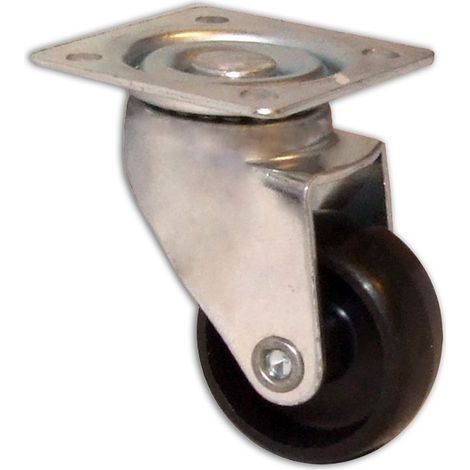 RUOTA PLV PIASTRA GIR-47X47 Ø MM 40