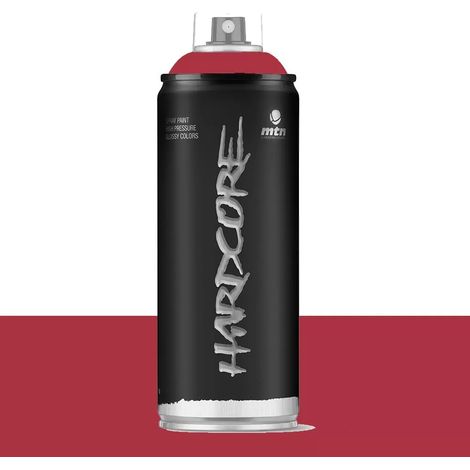 Aérosol Peinture - MONTANA COLORS - Hardcore 2 R-3001 - Rouge Vif - Séchage Rapide - Haute Couverture