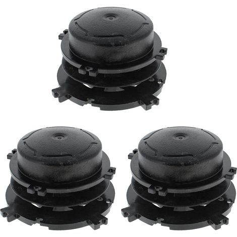 Bobine de tête de coupe, tête de coupe pour Stihl FS-AutoCut 36-2 46-2 56-2 pour débroussailleuse - 40037133001 Noir - 3 PCS (1/4)