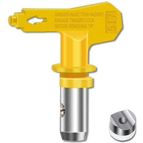 Airless Pistolet Haute Pression et Résistance Thermique de 6 Joints Buses Compatible avec Pistolets à Peinture Graco Titan Wagner (Tapez 515, XU,517,519,521,523,525)  --Crezuo