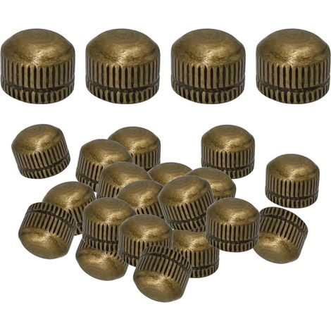 100 vis M4, écrous de fixation pour luminaires, bronze, à l'unité (1/5)