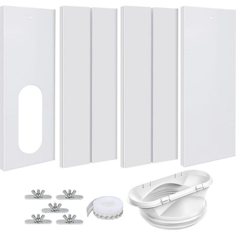 Kit de 4 joints d'étanchéité pour climatiseur portable, pour fenêtres horizontales et verticales. (1/4)