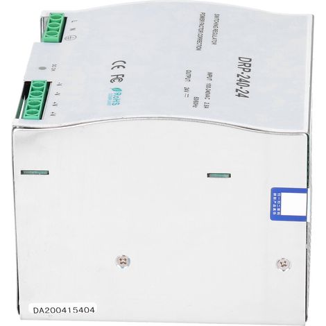 Alimentation sur rail DIN, stabilisation réglable, éclairage LED, commutation pour boîte à fusibles DR‑240‑24 (1/5)