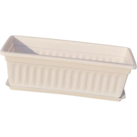 Pot de fleurs rectangulaire multifonctionnel avec trou de drainage (1/5)