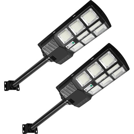 Wolketon 280 LED 2X Solarlampen für Außen Bewegungsmelder IP67 Solarleuchte Solarlampe 300w Wasserdichte Wandleuchte Garten Gartenleuchten Aussenleuchte